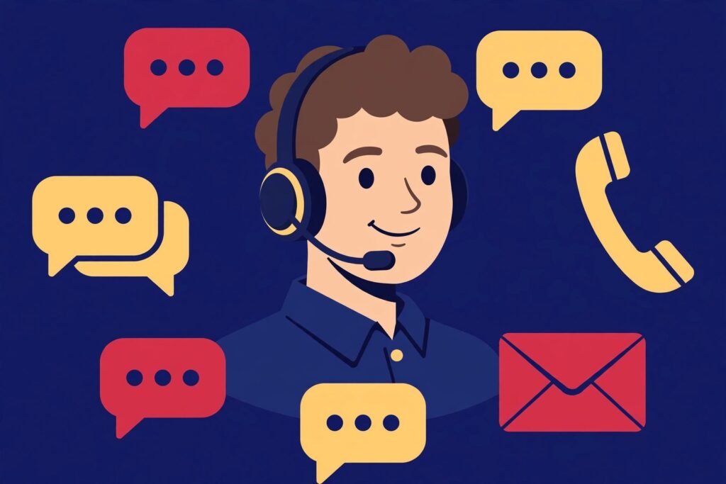 Nairve Digital customer support illustration